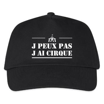 J PEUX PAS J AI CIRQUE - Casquette de baseball Enfant - noir - Devant