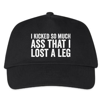 J’ai vaincu tellement d’adversaires que j’ai perdu un - Casquette de baseball Enfant - noir - Devant
