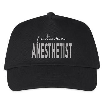 Don pour futur étudiant infirmière anesthésiste CRNA - Casquette de baseball Enfant - noir - Devant