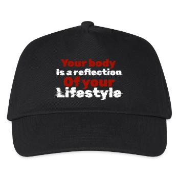 Body Reflection Of Your Lifestyle - Kids’ Baseball Cap - black - Front