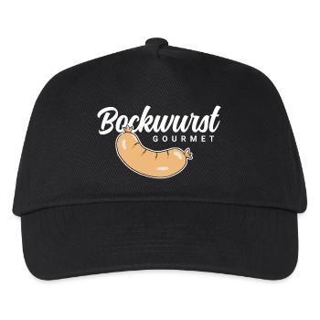 Bockwurst Gourmet - Kinder Basecap - Schwarz - Vorne