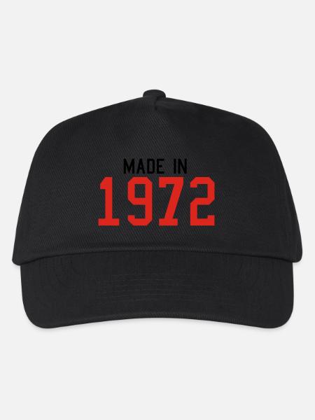 1972 - Kinder Basecap - Schwarz