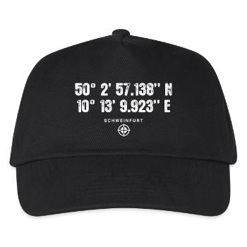 Geocacher World Traveler Globetrotter Gift - Kids’ Baseball Cap - black - Front