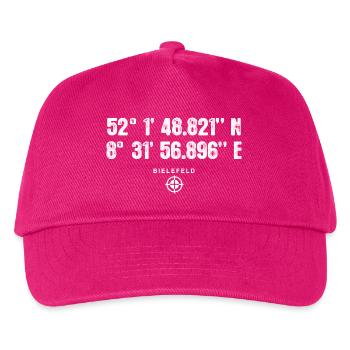 Bielefeld Geocacher Globetrotter Gift - Kids’ Baseball Cap - fuchsia - Front