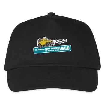 Keine Therapie - Nur RC - RC Geländewagen Liebe - Kinder Basecap - Schwarz - Vorne