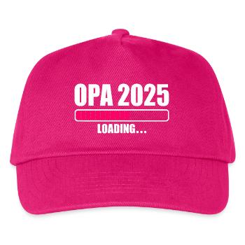 Opa 2025 - Kinder Basecap - Fuchsia - Vorne