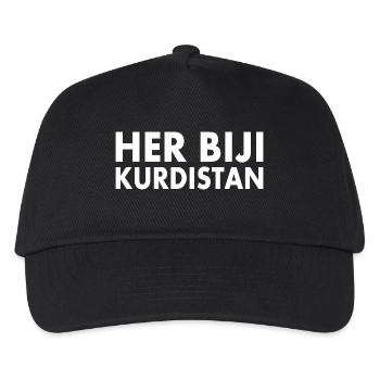 Her biji Kurdistan - Kinder Basecap - Schwarz - Vorne