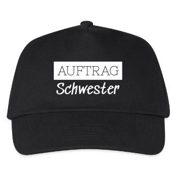 Commander Sister Family Funny Gift - Casquette de baseball Enfant - noir - Devant
