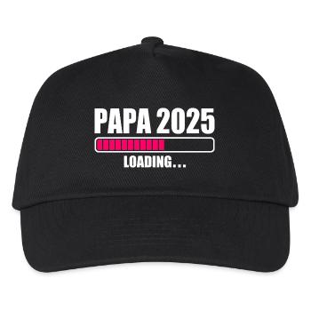 Papa 2025 - Kids’ Baseball Cap - black - Front
