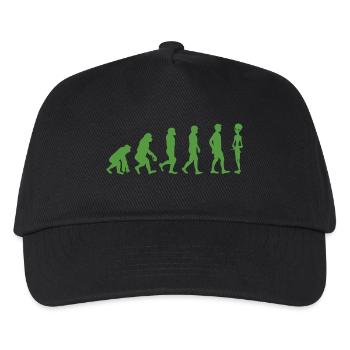 Alien / Area 51 / UFO: Evolution - Affe - Mensch - - Kinder Basecap - Schwarz - Vorne