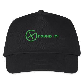 Geocaching, geocache, gps, randonnée, Nerd - Casquette de baseball Enfant - noir - Devant