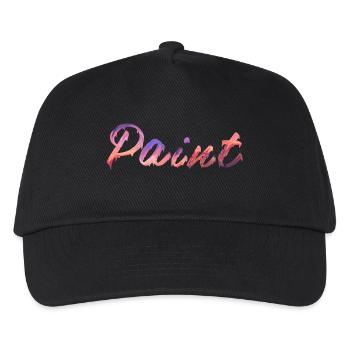 Painting - Kids’ Baseball Cap - black - Front