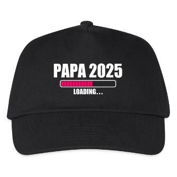 Papa 2025 - Kids’ Baseball Cap - black - Front