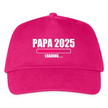 Papa 2025 - Kids’ Baseball Cap - fuchsia - Front