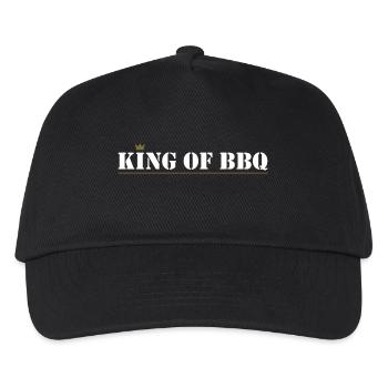 king of bbq - Kids’ Baseball Cap - black - Front