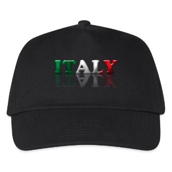 Italy - Kids’ Baseball Cap - black - Front