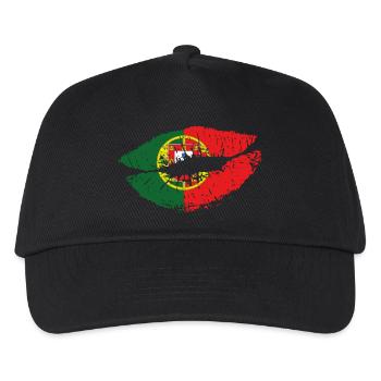 Mouth Portugal - Kinder Basecap - Schwarz - Vorne