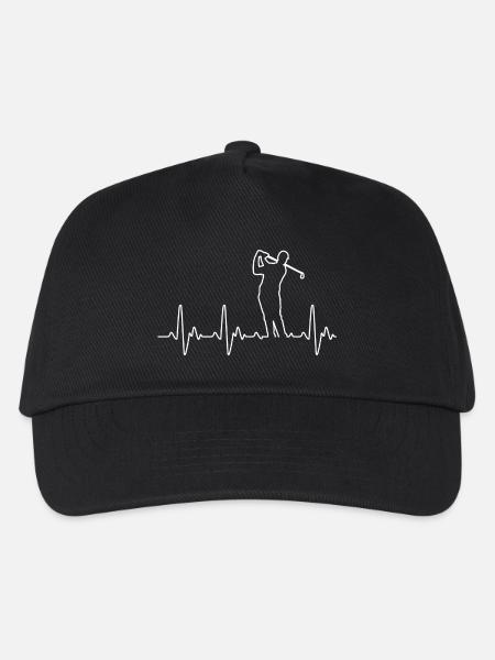 Heart of Golf - Casquette de baseball Enfant - noir
