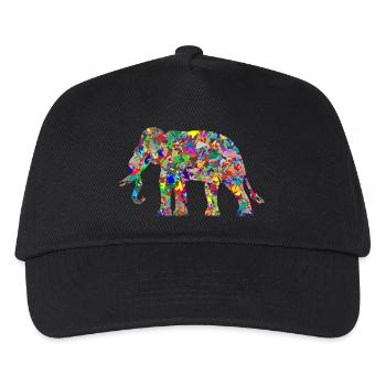 Elephant - Kids’ Baseball Cap - black - Front