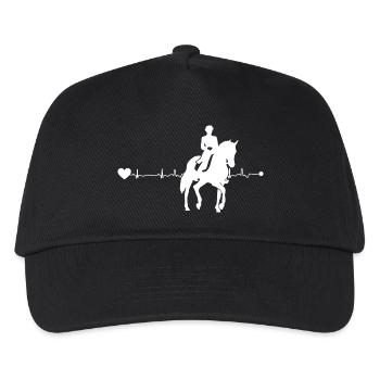 Heartline Dressur - Kinder Basecap - Schwarz - Vorne