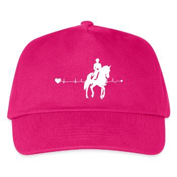 Heartline dressage - Kids’ Baseball Cap - fuchsia - Front