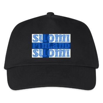 Finland Finland flag - Kids’ Baseball Cap - black - Front