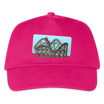roller coaster - Kids’ Baseball Cap - fuchsia - Front