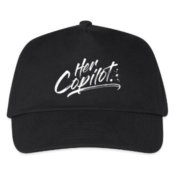 Her Copilot - Kinder Basecap - Schwarz - Vorne
