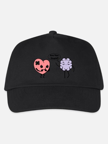 Learn Heart - Kids’ Baseball Cap - black