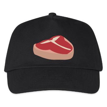 Saftiges Fleisch - Kinder Basecap - Schwarz - Vorne