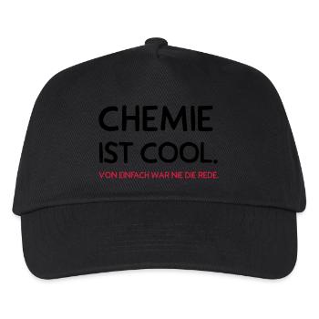 Chemie ist cool - Kinder Basecap - Schwarz - Vorne