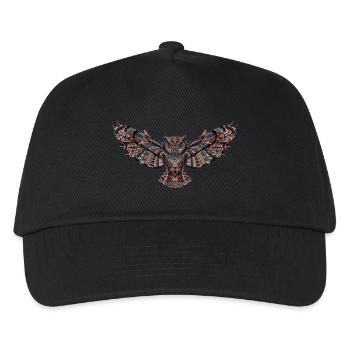 owl - Kids’ Baseball Cap - black - Front