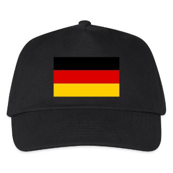Deutschland - Kinder Basecap - Schwarz - Vorne