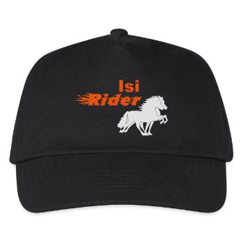 Isi Rider - Casquette de baseball Enfant - noir - Devant