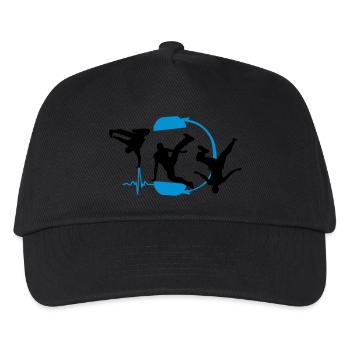 breakdancer - Kinder Basecap - Schwarz - Vorne