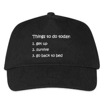 Funny - Funny - Funny - Lusiger saying - Kids’ Baseball Cap - black - Front