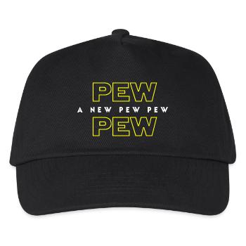 Eine neue Pew Pew - Kinder Basecap - Schwarz - Vorne