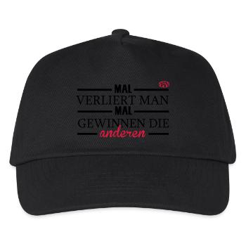 Mal verliert man, mal gewinnen die anderen - Kinder Basecap - Schwarz - Vorne