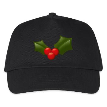 Smiley Holly - Kinder Basecap - Schwarz - Vorne