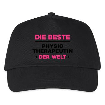 Kinésithérapie / Kiné / Masseur / Docteur - Casquette de baseball Enfant - noir - Devant