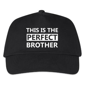 Bruder - Kinder Basecap - Schwarz - Vorne