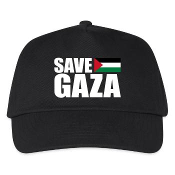 Save gaza - Kids’ Baseball Cap - black - Front