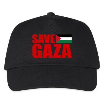 Save gaza - Casquette de baseball Enfant - noir - Devant