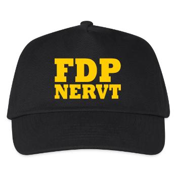 Fdp - Kinder Basecap - Schwarz - Vorne