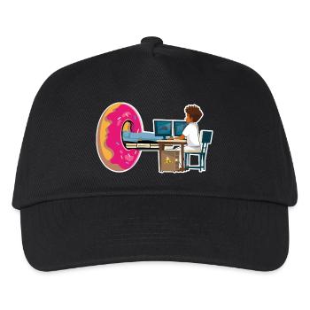 Homme Manip Radio Scanner Irm Donut Radiologie - Casquette de baseball Enfant - noir - Devant