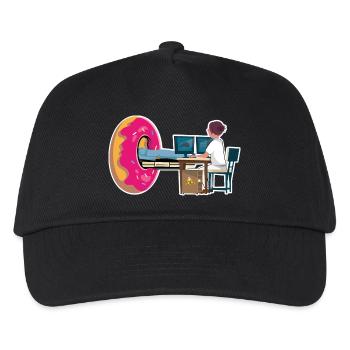 Femme Manip Radio Scanner Irm Donut Radiologie - Casquette de baseball Enfant - noir - Devant