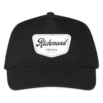 Richmond Virginia Script Emblem - Kids’ Baseball Cap - black - Front
