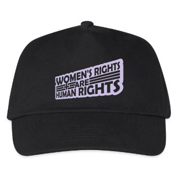 womens rights feminist quote - Kids’ Baseball Cap - black - Front