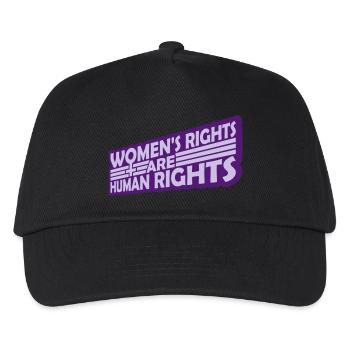 womens rights Feminist Zitat - Kinder Basecap - Schwarz - Vorne