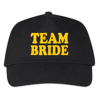 Team bride - Kinder Basecap - Schwarz - Vorne
